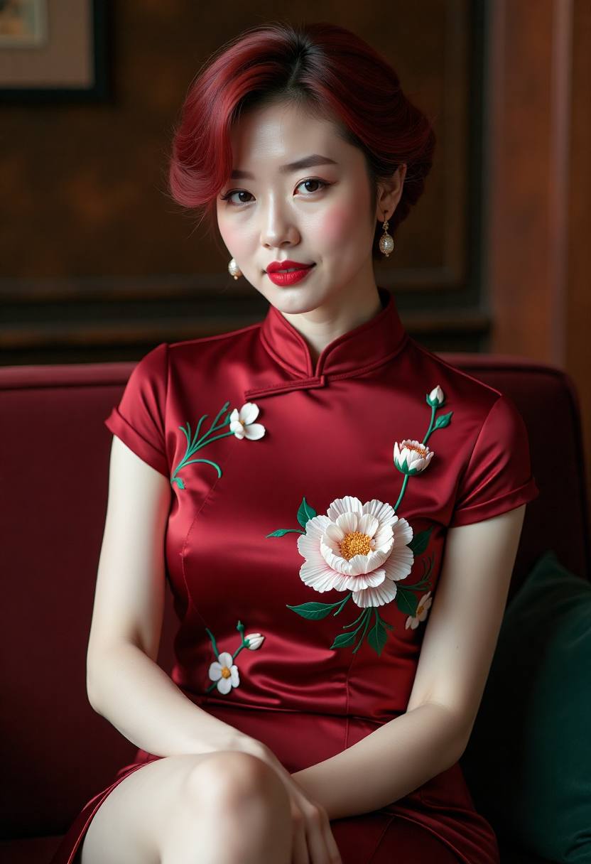她的显微镜